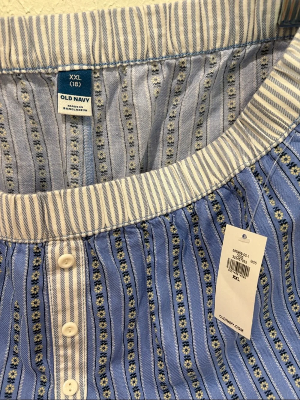 NWT Old Navy Printed Twill Boxer Shorts for Girls XL | Daisy Chain